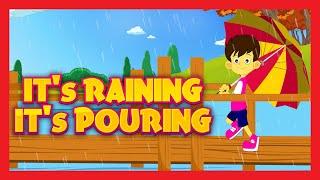 It's Raining It's Pouring Nursery Rhyme with LYRICS