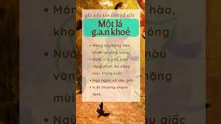 Bí Kíp Khỏe Mạnh Của Người Xưa | Khỏe quá trời ơi! #khoequatroioi #songkhoemoingay #songtho