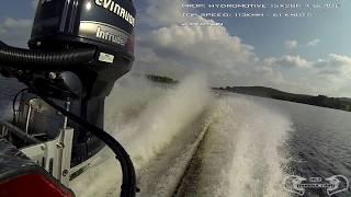 Finnsport 500RS. Prop test. 66,5knots.