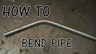 How to bend aluminum pipe EASY, FAST