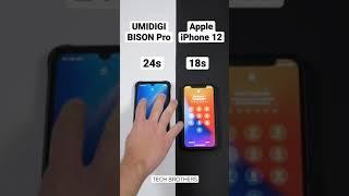 UMIDIGI Bison Pro vs iPhone 12 #Shorts