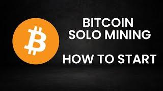 Start Bitcoin (BTC) Solo mining at home using VIaBTC pool