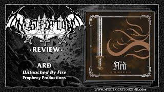 ARÐ 'Untouched By Fire' (Prophecy Productions, 2024) | Post-Review