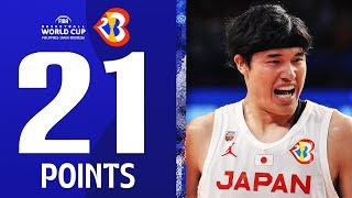 Yuta Watanabe Drops 21 PTS & 8 REBS To Help Lead Japan To An Comeback Win! #FIBAWC