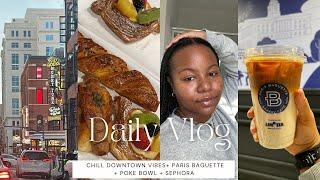 VLOG  | Chill night in Downtown Nashville | Broadway | Assembly Food Hall | Paris Baguette