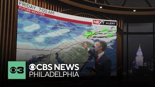 Tracking winter weather for parts of Philadelphia region Friday