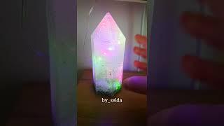 USB fairy lights in this Resin Lamp 