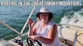 Boating in the Smoky Mountains Douglas Lake Marina Moutain Harbor Inn Best Views Dandridge TN