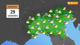 Meteo, previsioni meteo Sabato 28 settembre 2024