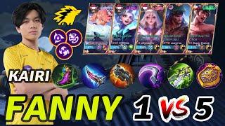 KAIRI FANYY 1 VS 5 | FULL SQ ONIC | MOBILE LEGENDS | @KairiPlayz