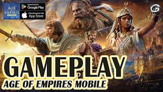 AGE OF EMPIRES MOBILE GAMEPLAY - MOBILE GAME (ANDROID/IOS)