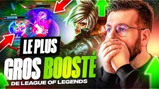 LE PLUS GROS BOOSTE DE LEAGUE OF LEGENDS ! OTP RIVEN IL EST PASSE MASTER EN ADC (SKILLCLIC)