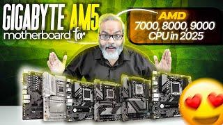 GIGABYTE AM5 Motherboard for AMD 7000, 8000 & 9000 Series CPU in 2025