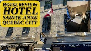 HOTEL REVIEW | Hotel Sainte-Anne & Exploring Quebec City (GREAT LOCATION!)  (4K UHD)