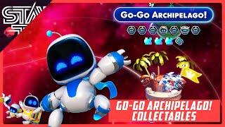 Astro Bot - Go-Go Archipelago! Collectables Locations