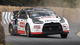 CRAZY Driving by 17-year-old Oliver Solberg in a 600hp Citroën DS3 RallyCross Supercar!