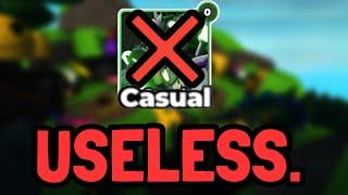 Why Casual Mode is USELESS. | Roblox TDS