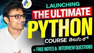 Launching The Ultimate Python Course | Ravindrababu Ravula