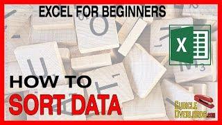 How to sort data in Excel