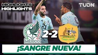 México 2-2 Australia - HIGHLIGHTS | Amistoso Internacional 2023 | TUDN