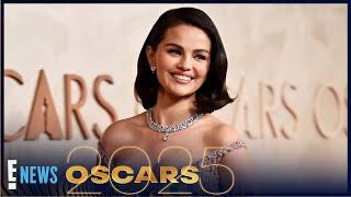 Selena Gomez Shuts Down Red Carpet in Stunning Beaded Look | Oscars 2025 | E! News