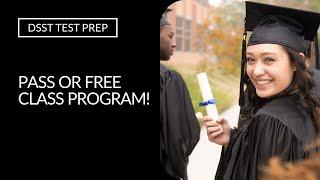 DSST TEST PREP Pass or Free Class