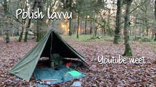 Polish Lavvu | Youtubers meet | Woodland UK