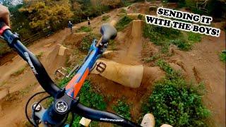 BEST WINTER DIRT JUMP SPOT! - Epic Trick Session at S4P Bikepark