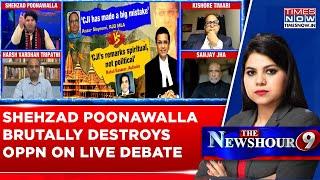 Shehzad Poonawalla Goes Ruthless Against Oppn As CJI Chandrachud's Ayodhya Case Recount Stokes Row