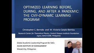 Optimized Learning Before, During, and After a Pandemic: The CVIF-Dynamic Learning Program