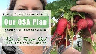 Our CSA Plan and More Work in the Garden