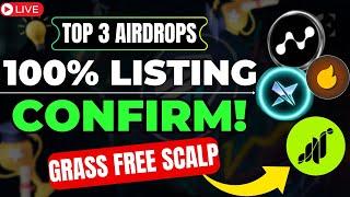 Airdrops listing in january 2025! grass coin price prediction 2025! nodepay! hot wallet! xyro