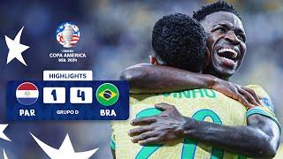 PARAGUAY 1-4 BRASIL | HIGHLIGHTS | CONMEBOL COPA AMÉRICA USA 2024™