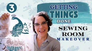 Getting Things Done || Sewing Room Makeover || Episode Three || Stenciling Furniture