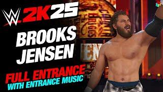 BROOKS JENSEN WWE 2K25 ENTRANCE - #WWE2K25 BROOKS JENSEN NXT ENTRANCE WITH MUSIC