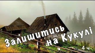 Карпати. Пішли дощі, дах тече, конопачу стіни і шукаю залізо. Кукул. Природа Карпат