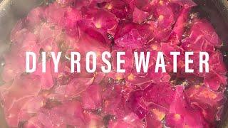 DIY Rose Water | Super EASY + FAST | Loc Journey