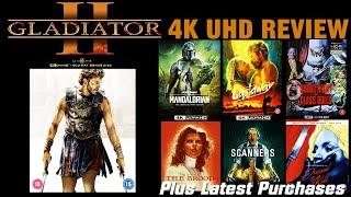 GLADIATOR 2 4K UHD BLU-RAY REVIEW + Latest 4K Purchases