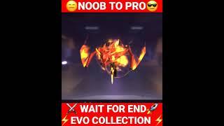 NOOB TO PRO EVO COLLECTION #shorts #short #freefire