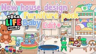 BABY’S HOUSE MAKEOVER 🪁| new furniture Toca Life World New House Design