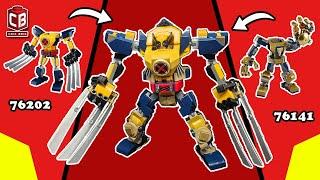 I built a lego Wolverine Mech Combined set 76202 and 76141 Crix Brix Fusion Episode 3