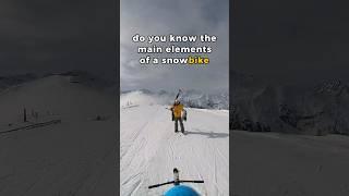 Snowbike ️ HOW TO : Parts of a Snowbike