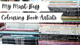 My Must-Buy Colouring Book Artists