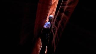 A Via Ferrata in a Slot Canyon?  Page, Arizona