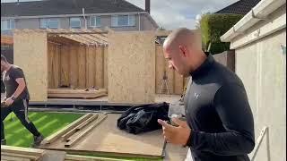 Starting a New Garden Room in Caerphilly