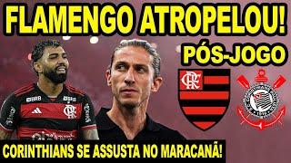 FLAMENGO ATROPELA CORINTHIANS E É ROUBADO NO MARACANÃ! PÓS JOGO MENGÃO ESTREIA DE FILIPE LUÍS NO FLA