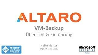 Altaro VM Backup v8 - Vorstellung und Einrichtung