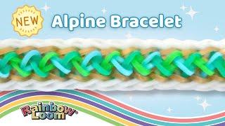 NEW Alpine Rainbow Loom Bracelet Tutorial by Angelynn (TutorialsByA™) | Advanced Bracelet Design
