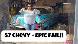 57 Chevy Bel Air Fails Inspection