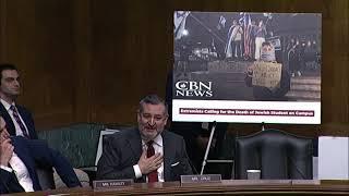 Sen. Cruz TORCHES Biden Administration Over Lack of Prosecuting Antisemitic Protestors